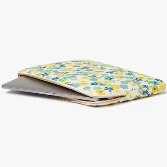 Kate Spade Spencer floral medley universal laptop sleeve - Picture 5 of 7